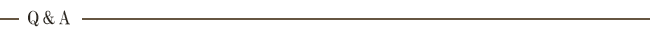 Q&A